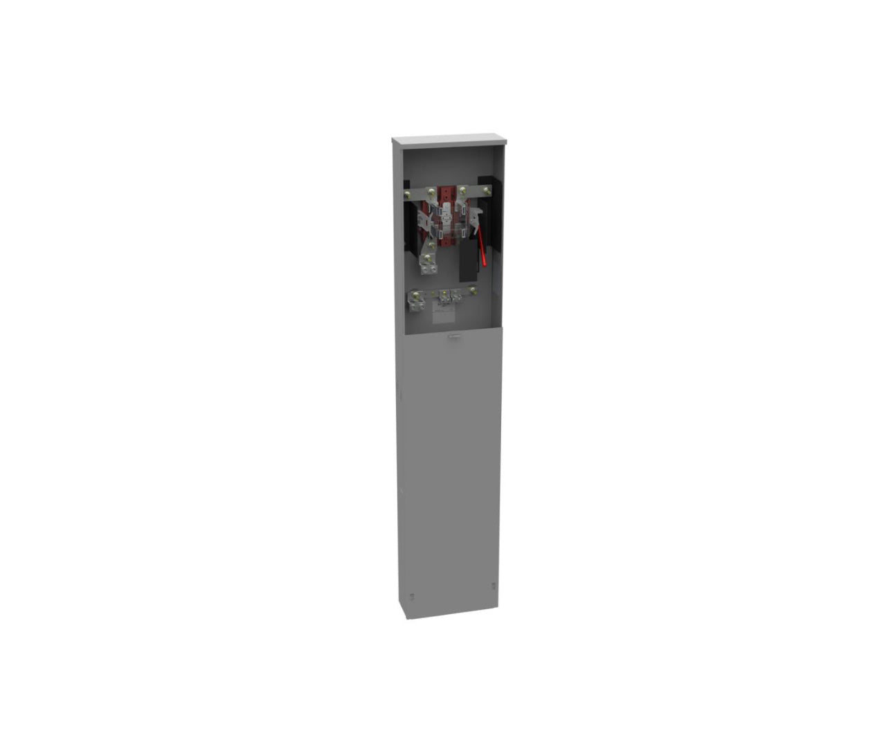 Installation of new pedestal for electrical meter